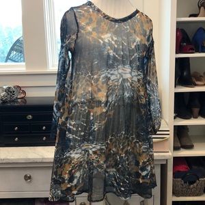 Long sheet multi print flowing top